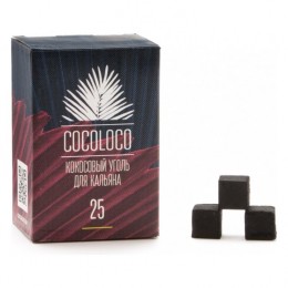 Уголь Cocoloco 72шт (25*25мм)