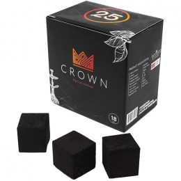 Уголь Crown 18шт (25*25мм)
