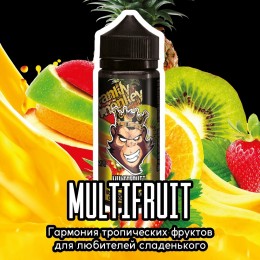 Жидкость Frankly Monkey Black Multifruit 120мл 3мг