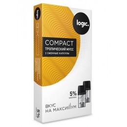 Картридж JTI x2 Logic Compact 1.6мл 5мг (Тропический мусс)