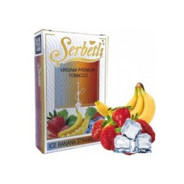 Табак для кальяна Serbetli Banana Strawberry 50г