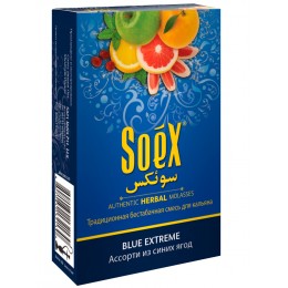Бестабачная смесь для кальяна Soex Blue Extreme 50г