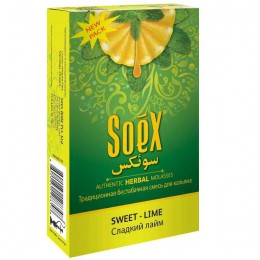 Бестабачная смесь для кальяна Soex Sweet-Lime 50г