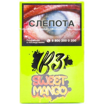 Табак для кальяна B3 Sweet Mango (Свит Манго), 50 гр.